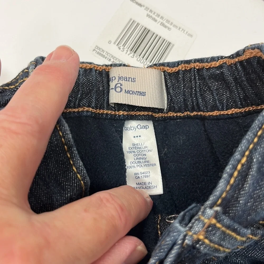 Gap lined infant jeans! 2pack
